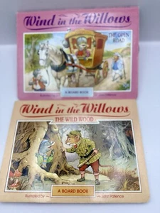 2 Vintage Wind In The Willows Board Books Set- Illustrated by John Patience - Picture 1 of 6