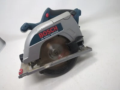 "Sierra circular Bosch 1662 6-1/2"" usada 18 V inalámbrica sin batería sin probar" Foto 1 de 4