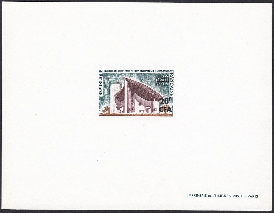 Reunion Sc361 Architecture, Chapel of Notre Dame du Haut, Deluxe Proof - Image 1 of 1