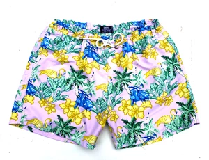 Saintropez Board Shorts Pink Floral Scooter Size XL - Foto 1 di 4