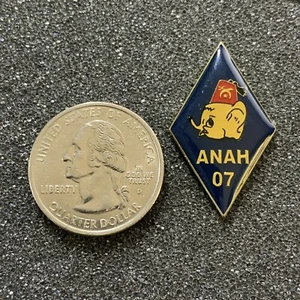 Pinback Anah Shrine Shriners Masonic Bangor Maine 2007 #38901 - Imagen 1 de 2