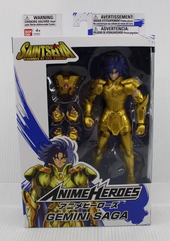 W25 Bandai Anime Heroes Saint Saiya GEMINI SAGA Action Figure Cover