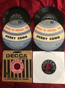 LOT VINTAGE CHRISTMAS 45RPM - Picture 1 of 1
