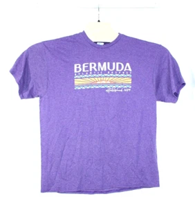 Delta Pro Weight Men's Purple Bermuda Atlantic Outpost T-Shirt Sz XL - Picture 1 of 10