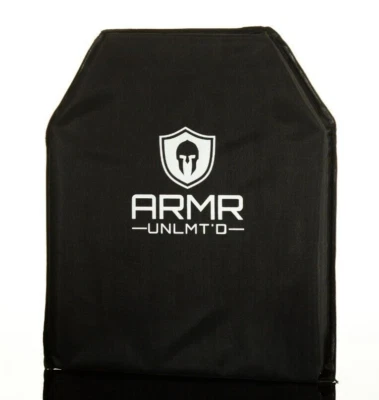 ARMR UNLMTD Bulletproof Backpack Insert Panel Shield Lightweight Body Armor Level IIIA 11x14