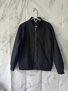 HAIBALANG - MARINEBLAUE BOMBERJACKE MIT DURCHGEHENDEM REISSVERSCHLUSS HERREN XL - Bild 1 von 9