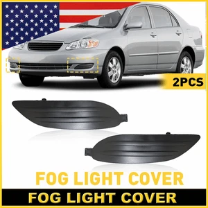 FOR TOYOTA COROLLA 2005 2006 2007 2008 FOG LAMP COVER RIGHT LEFT ACCESSORIES CAR - Picture 1 of 12