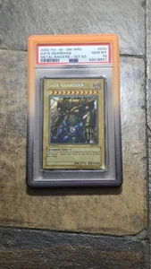 YUGIOH PSA 10 2002 Gate Guardian MRD-000 Secret Rare 1st Edition - Picture 1 of 2