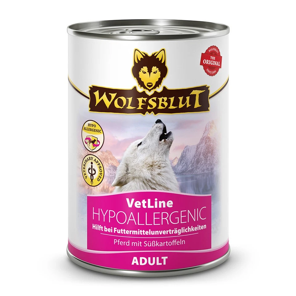 Wolfsblut VetLine Hypoallergenic 6x395 g | Nassfutter für Hunde | Allergie - Bild 1 von 1