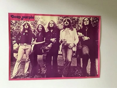 Póster vintage PÚRPURA PROFUNDO Japón 20 x 28 pulgadas Warner Foto 1 de 4