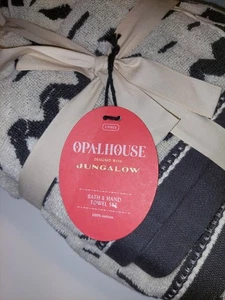 Opalhouse Jungalow - 2pc Bath Hand & Towel Set - 100% Cotton - New - Picture 1 of 4