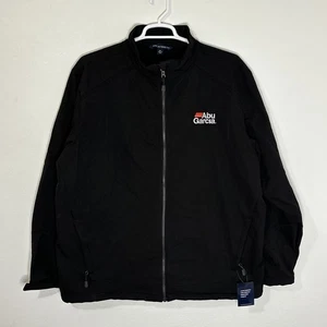 Abu Garcia Soft Shell Fleece Fishing Jacket Full Zip Size 3XL - Black - Picture 1 of 5