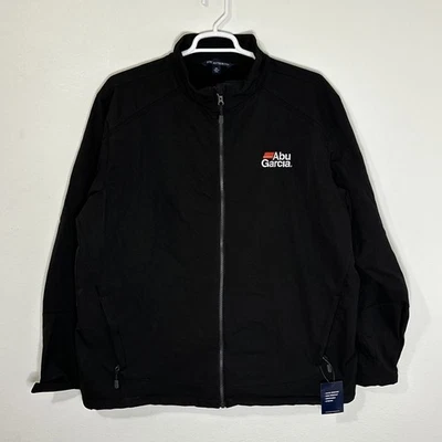 Abu Garcia Soft Shell Fleece Fishing Jacket Full Zip Size 3XL - Black - Image 1 of 4