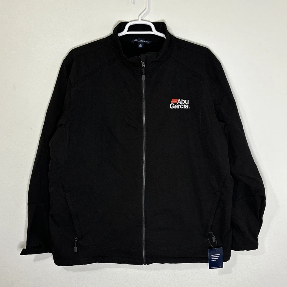 Abu Garcia Soft Shell Fleece Fishing Jacket Full Zip Size 3XL - Black - Image 1 of 4