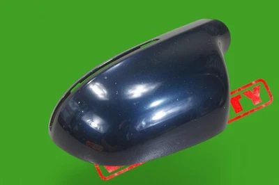 2010-2014 audi a5 quattro left driver side rear view door mirror cover blue - Image 1 of 4