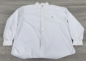 Polo Ralph Lauren Men's White Oxford Heavy Cotton Button Down Shirt 3XL - Picture 1 of 14