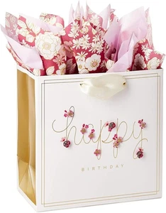 Hallmark Signature 7" Medium Birthday Gift Bag with Tissue Paper B07HFLT6MF  - Picture 1 of 6
