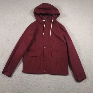 Forever 21 Jacket Mens XS Hooded Windbreaker Lightweight Polyester Pockets - Picture 1 of 11