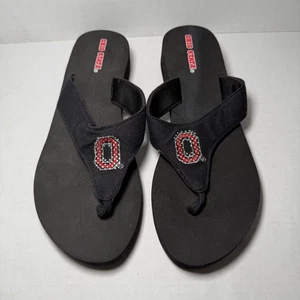 NCAA OSU Ohio State Buckeyes Strass Logo Flip Flops Sandalen 7/8 - Bild 1 von 5
