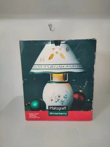 New In Box Pfaltzgraff Winter Berry Candle Lamp - Picture 1 of 1