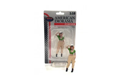 Figura HipHop Niñas 1 Verde Beige American Diorama 1:18 Mujer Dama 4" Figura Foto 1 de 3