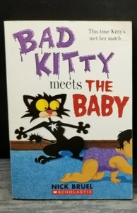 Bad Kitty Meets the Baby by Nick Bruel 2012 Paperback - Imagen 1 de 3