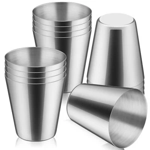 100 Pcs Stainless Steel Shot Glasses Stainless Steel Shot Cups 1 Ounce Unbrea... - Picture 1 of 7