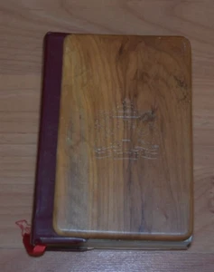 KJV Bible with Olive Wood Cover Bethlehem Red Letter Edition - Picture 1 of 10