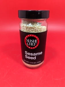 Sushi Chef BAYCLIFF Company White Sesame Seeds - 3.75 oz. 107g - Picture 1 of 4