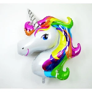 PALLONCINO UNICORNO Formina Mini Shape 43 X 30 cm MYLAR FOIL FESTA COMPLEANNO - Foto 1 di 1
