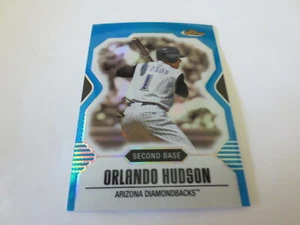 2007 Topps Finest Blue Refractor Orlando Hudson #78 Serial #106/399 - Picture 1 of 1