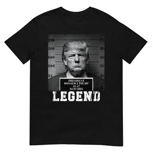 Trump 2024 Mugshot President Legend T-Shirt - Picture 1 of 17
