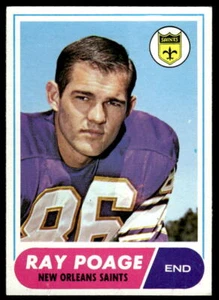 1968 Topps #30 Ray Poage New Orleans Saints - Picture 1 of 2