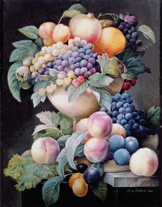 Pierre-Joseph Redoute : "Fruits" - Giclee Fine Art Print - Picture 1 of 7