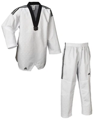 SALE! adidas Taekwondoanzug  Grand Master mit Streifen - Taekwondo-Anzug - Dobok - Bild 1 von 4