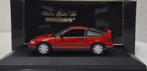 Honda CR-X Coupe 1989 Red 1:43 Minichamps 430161522 EXTREMELY RARE!! - Picture 1 of 17