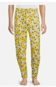 Pokémon Pikachu Pajama Bottoms Men's XL Yellow Lounge Sleep Pants - Picture 1 of 8