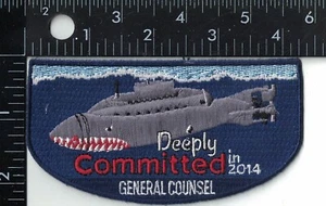 Deeply Committed in 2014 General Counsel Military Patch - Picture 1 of 1