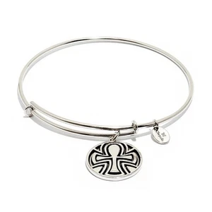 Bracciale rigido Chrysalis collezione "Talisman" placcato con charm "Ankh" - Foto 1 di 1