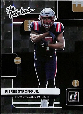 2022 Donruss The Rookies #TR-39 Pierre Strong Jr. - New England Patriots - Image 1 of 2
