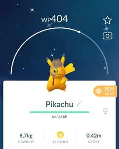  ✨#025 Shiny Pikachu (Detective) Pokémon Go✨ - Imagen 1 de 2