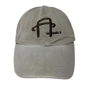 Cappello Cigar Aficionado Slideback Tan OSFA con cinturino in pelle ricamato - Foto 1 di 8