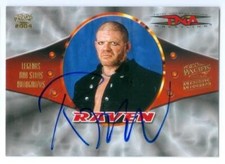 RAVEN "AUTOGRAPH CARD" TNA PACIFIC 2004 ECW WWE WCW!!!