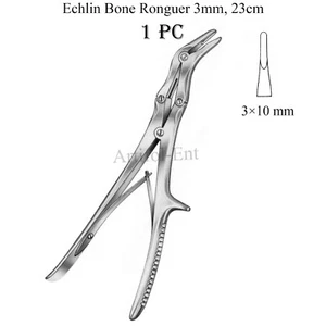 Echlin Duckbil Knochen Rongeur 3mm, 23cm 9" Knochenbildung Ronguer #116910014 - Bild 1 von 7