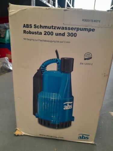 ABS Robusta Submersible Pump 200 W/TS 110v