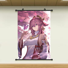 Poster Anime Genshin Impact Yae Miko Room Decor Wall Scroll Art 60*90cm #E202