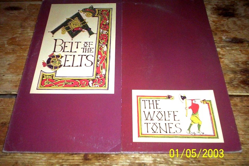 THE WOLFE TONES ( BELT OF THE CELTS ) ORIG Irish Press VINYL LP w/ die-cut cover - Image 1 of 1