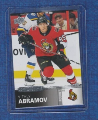 2019-20 Upper Deck Overtime Rookie # 166 Vitaly Abramov - Image 1 of 2