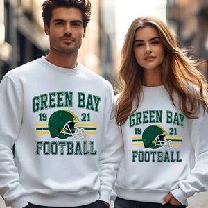Green Bay Shirt , Sweatshirt Retro Style Football Green Bay Vintage Fan Gift - Picture 1 of 7