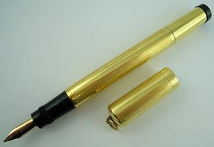 ANGLO-AMER SafetyPen - Primi ‘900 Introvabile Safetypen 18Kr,  Very Old pen! - Imagen 1 de 2